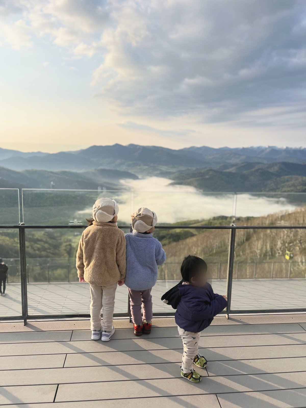 雲海テラスの展望デッキ