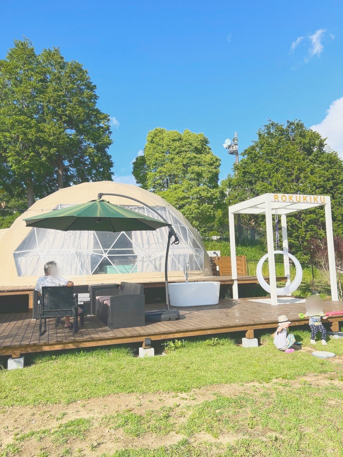 GLAMPING RESORT神戸六菊+oneは手ぶらで行ける?ドーム内に水回りがそろうグランピング