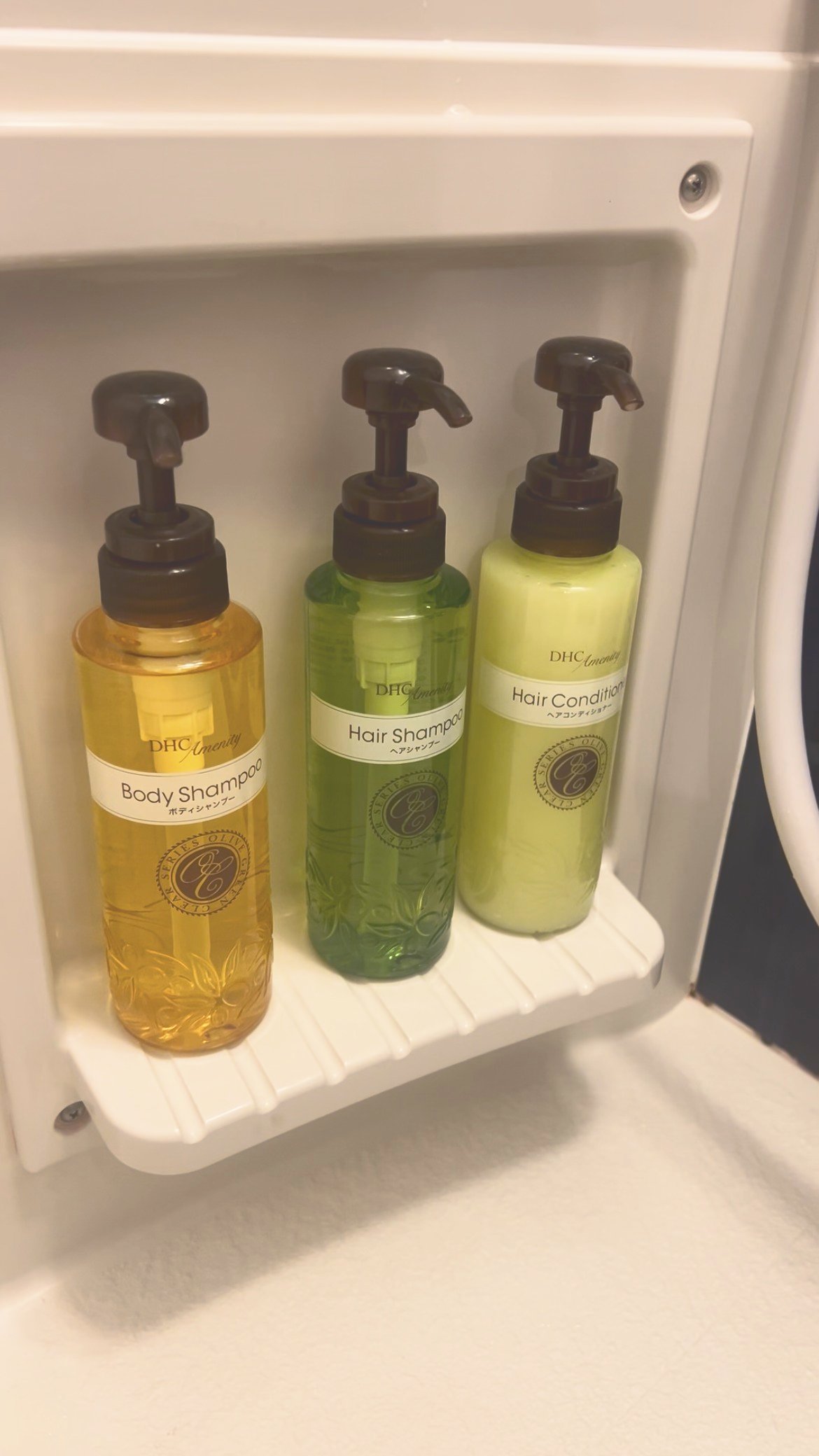 DHCのボディシャンプー・ヘアシャンプー・ヘアコンディショナー