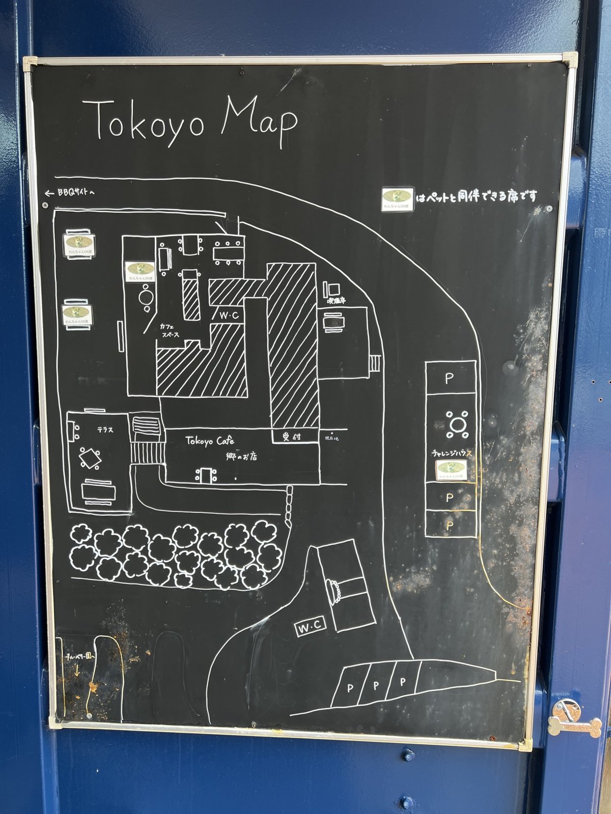 手描きの「Tokoyo Map」